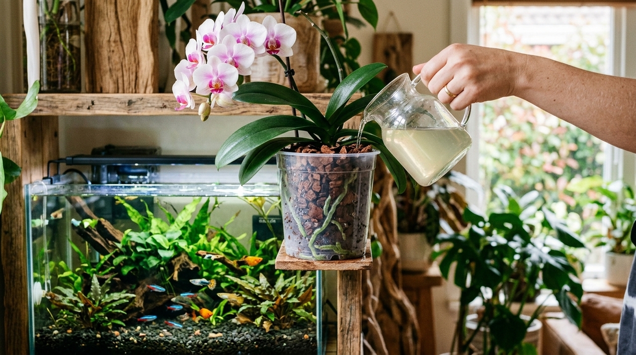 A água do aquário não deve ser vista como fertilizante completo, mas como complemento orgânico leve.