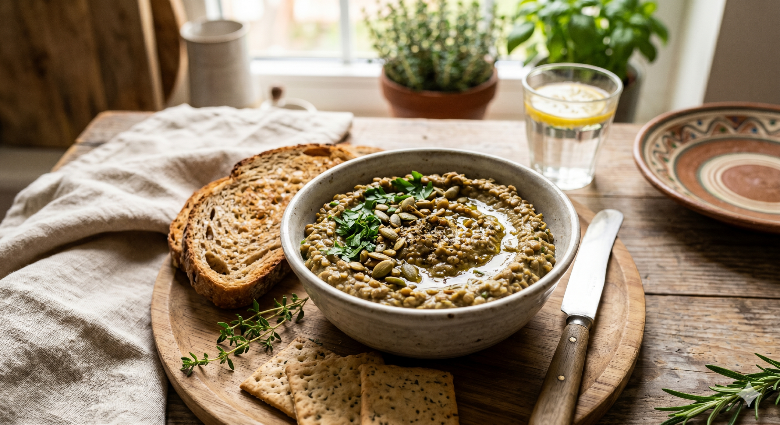 Patê de lentilha vegano: cremoso, nutritivo e tão 
