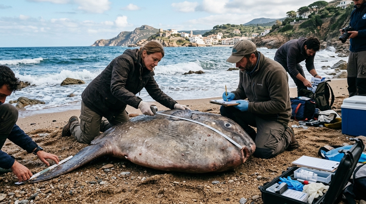 O peixe-lua tem uma anatomia que parece desafiar a ideia comum de peixe.
