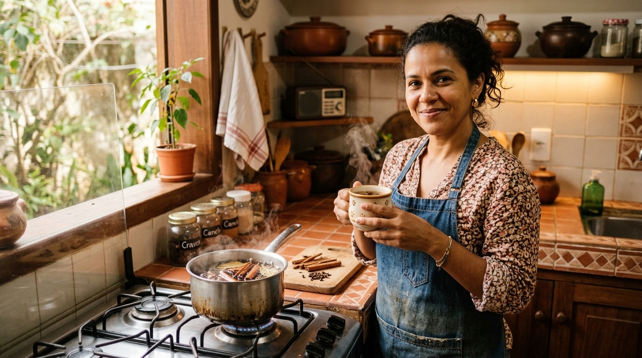 A canela é uma especiaria rica em compostos aromáticos, especialmente o cinamaldeído, responsável por boa parte do seu cheiro e sabor característicos