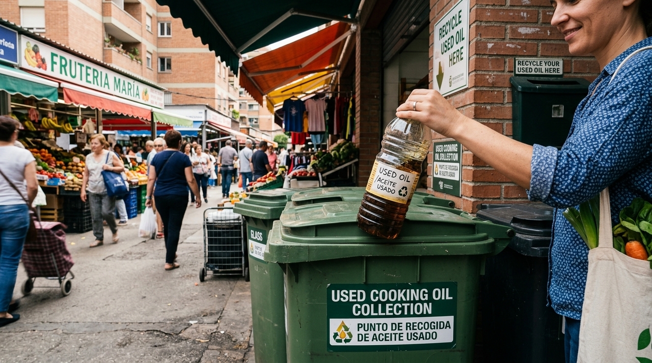 Antes de reaproveitar ou encaminhar para reciclagem, o óleo precisa esfriar completamente.