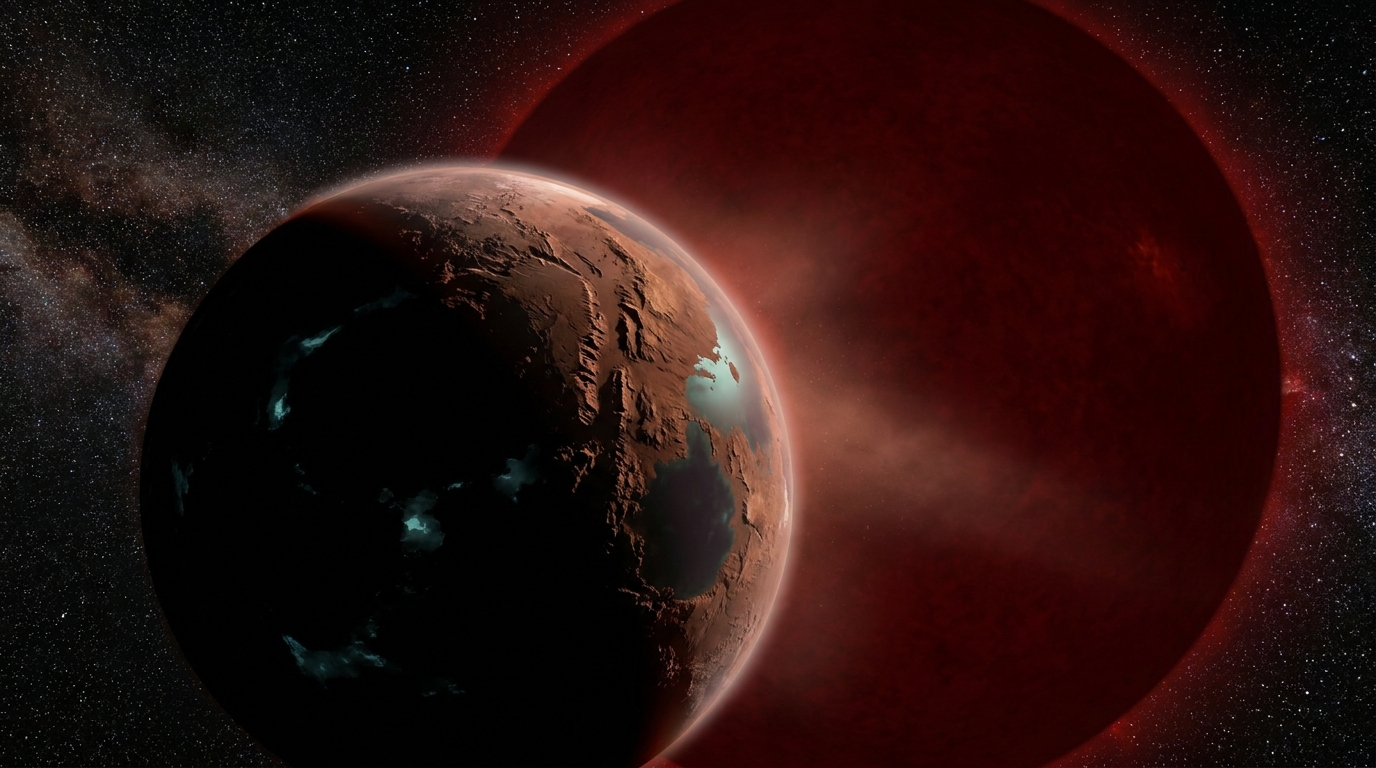 O novo mundo rochoso está localizado na zona habitável de uma estrela anã vermelha próxima ao nosso sistema solar.
