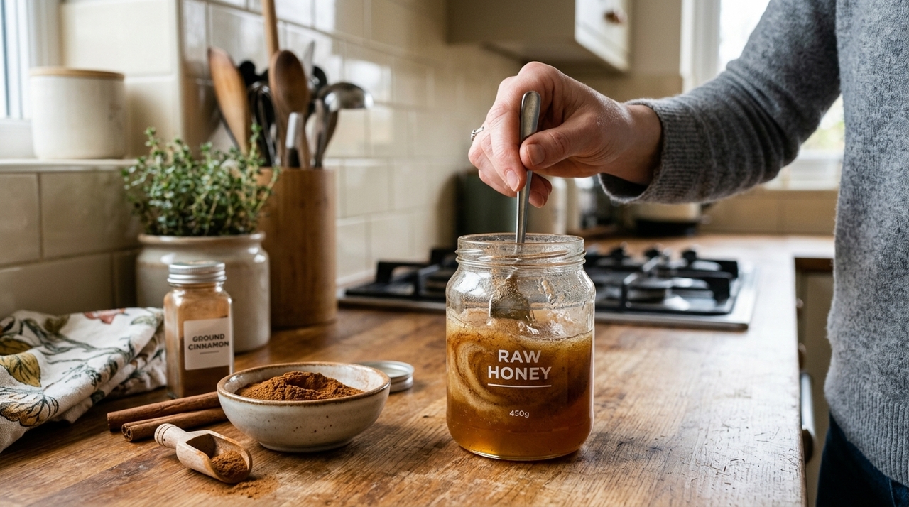 Para ter a mistura pronta em casa, costuma-se usar 1 parte de canela em pó para 4 ou 5 partes de mel, o suficiente para trazer sabor sem deixar o preparo amargo
