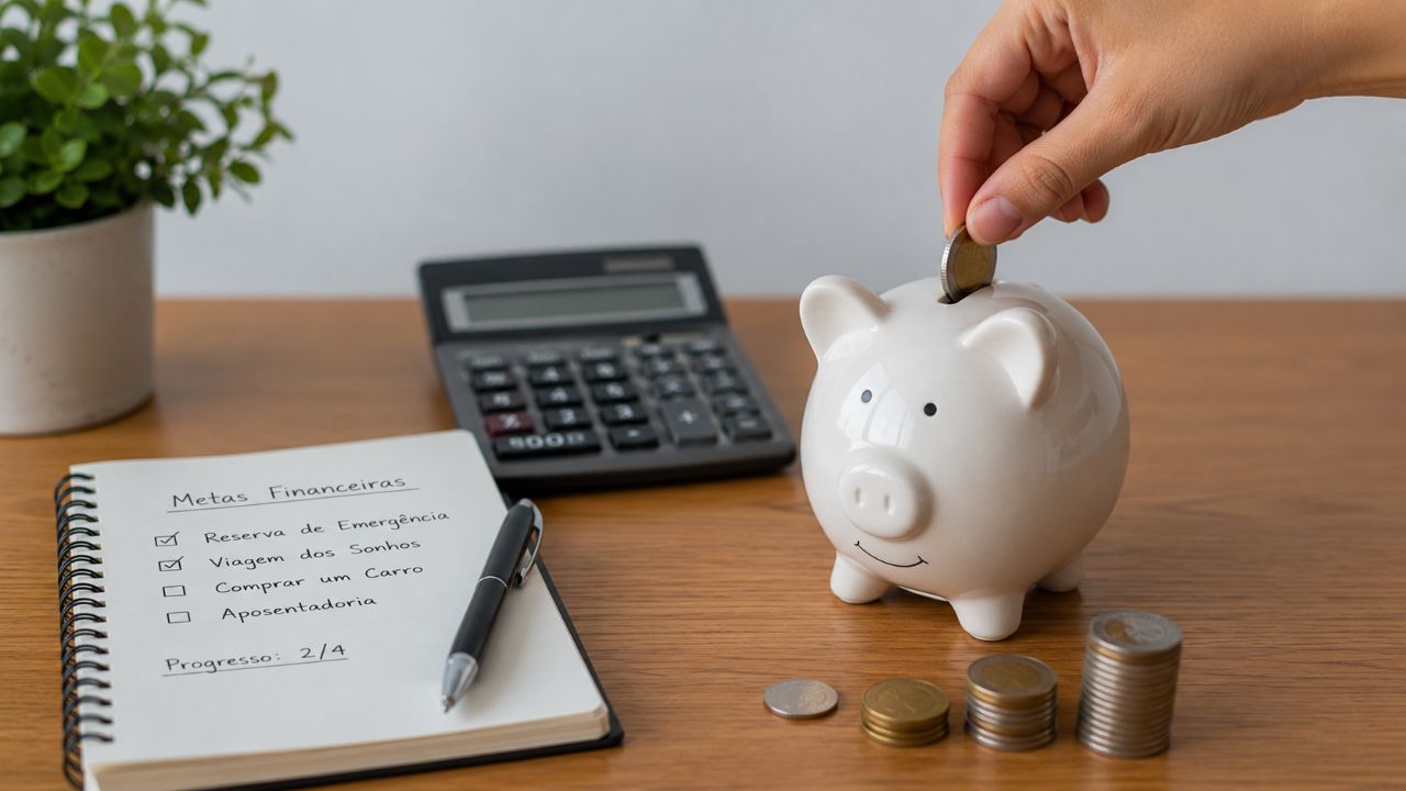 Guardar moedas cria o hábito de poupar e traz mais consciência e controle financeiro.