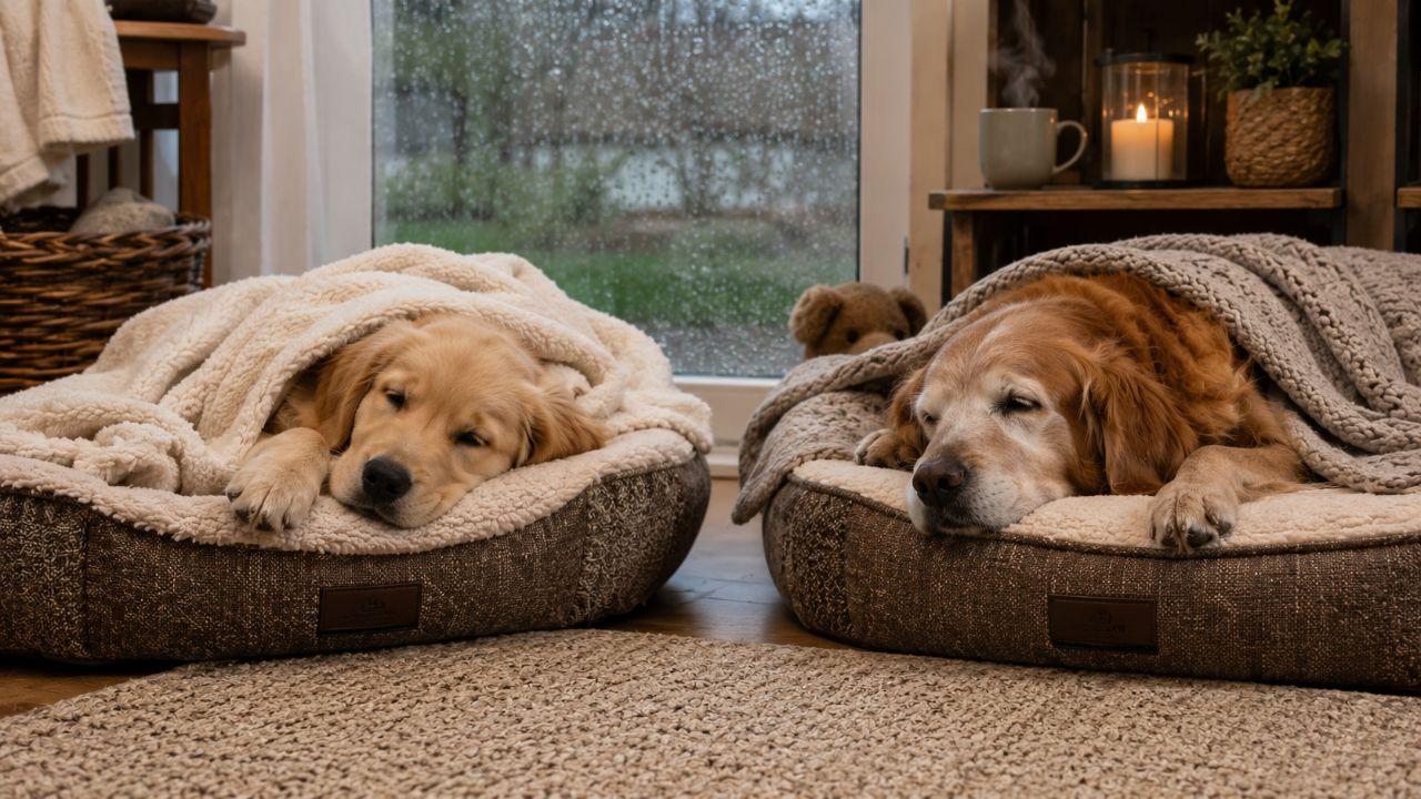 Cães de pelo curto, filhotes, idosos e doentes sentem mais frio e precisam de cuidados no inverno.