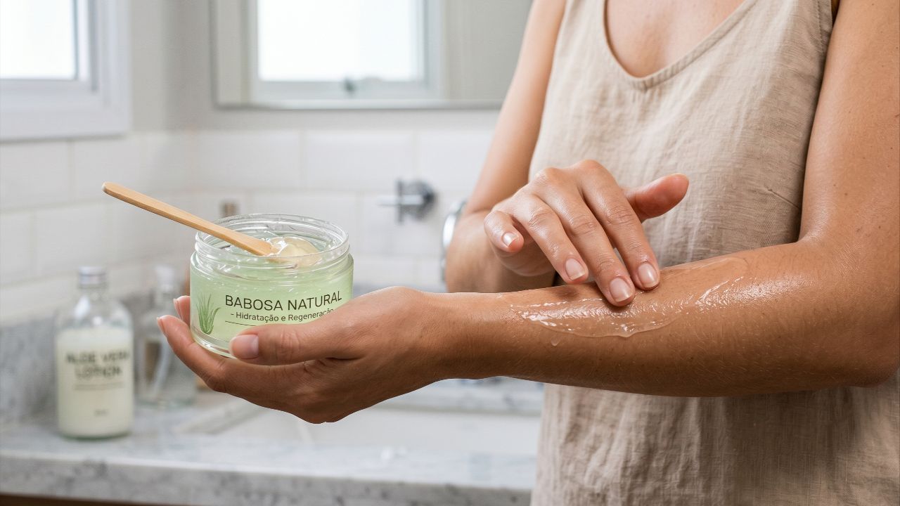 Ingredientes naturais melhoram a firmeza dos braços por meio de hidratação, proteção antioxidante e estímulo à regeneração da pele.
