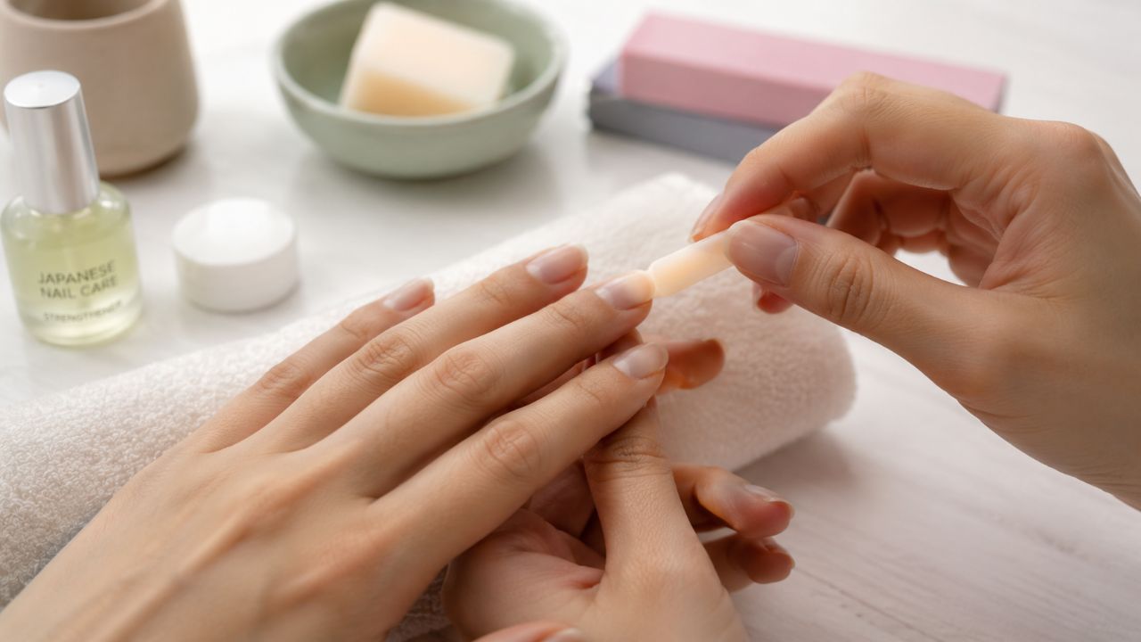 A manicure japonesa combina estética e cuidado para fortalecer e dar brilho natural às unhas.