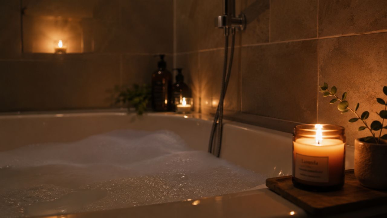 Velas aromáticas eliminam odores e trazem relaxamento e organização após a limpeza.