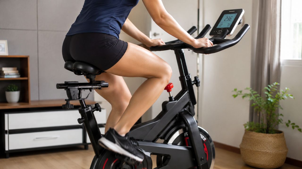 Ciclismo indoor regular aliado a bons hábitos melhora a resistência e tonifica as pernas.