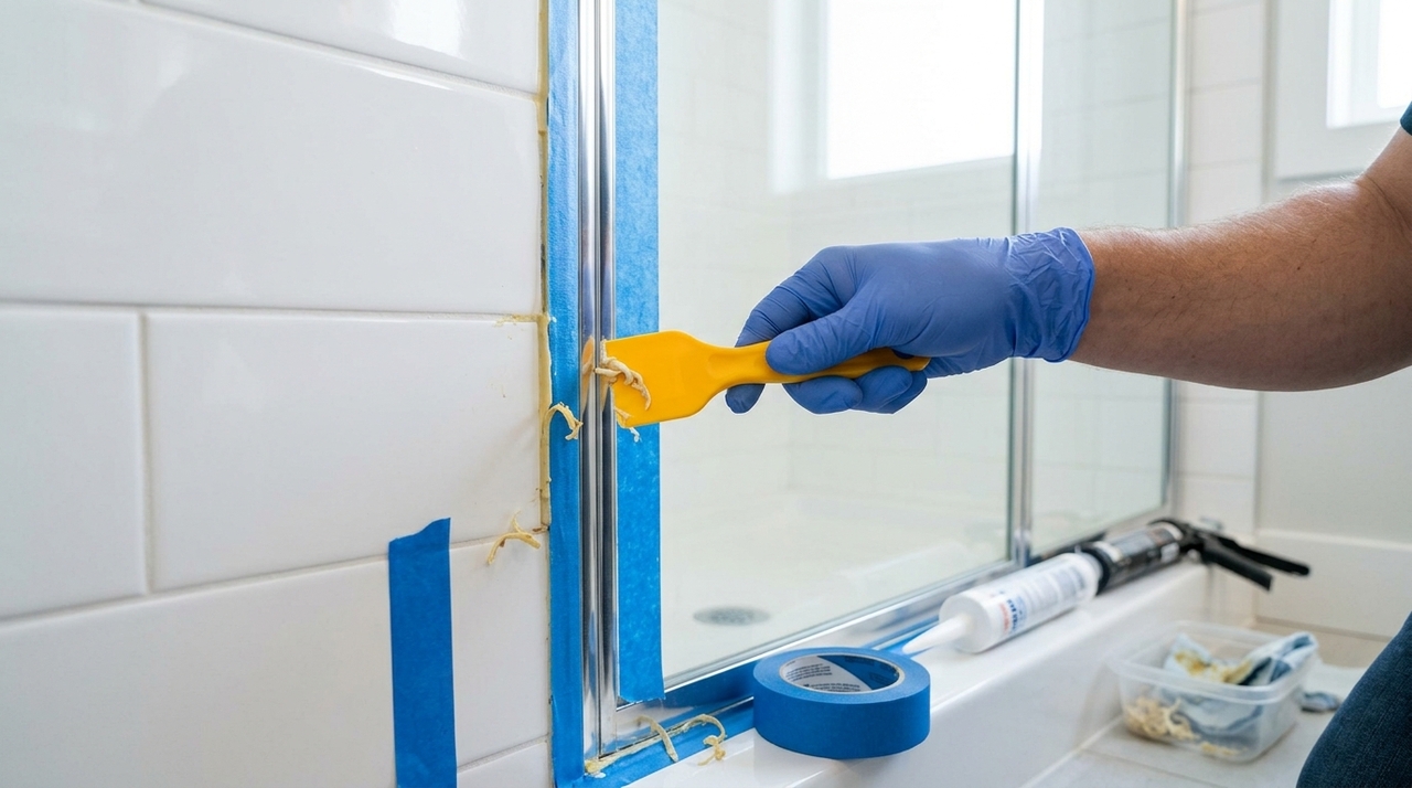 Para quem pretende renovar o vedante por conta própria, é importante entender como o silicone se comporta e por que não sai completamente apenas puxando com a mão.