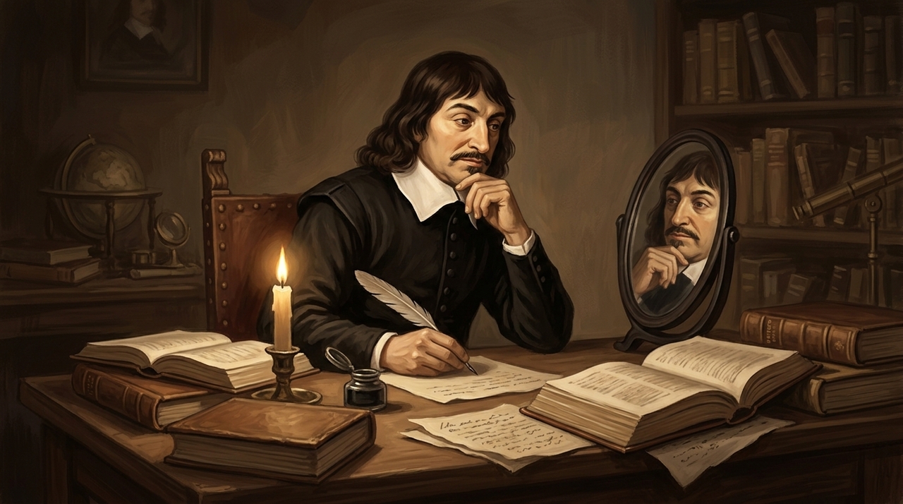 Para Descartes, a dúvida não era sinal de fraqueza, mas um método.