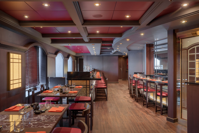 Restaurante Kaito Sushi Bar, novo restaurante de especialidades do MSC Poesia
