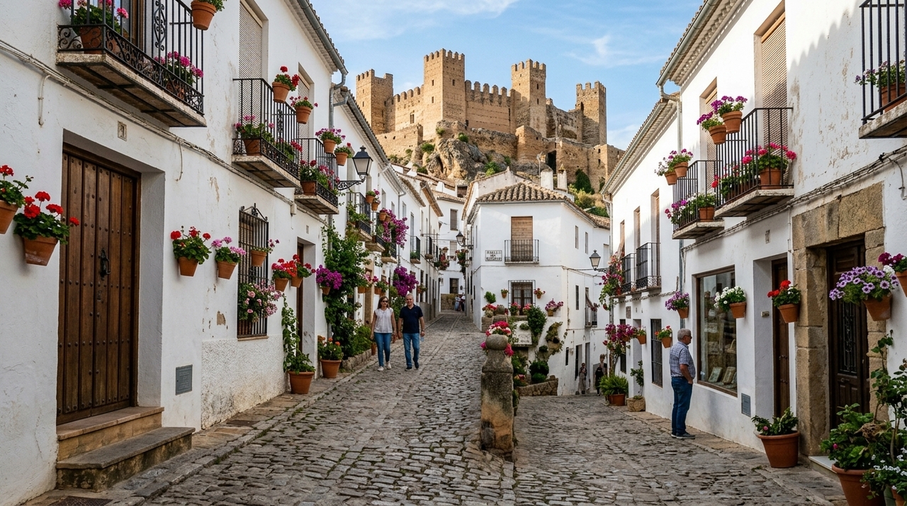 O melhor roteiro começa pelo castelo, porque as muralhas ajudam a entender a posição estratégica da vila.