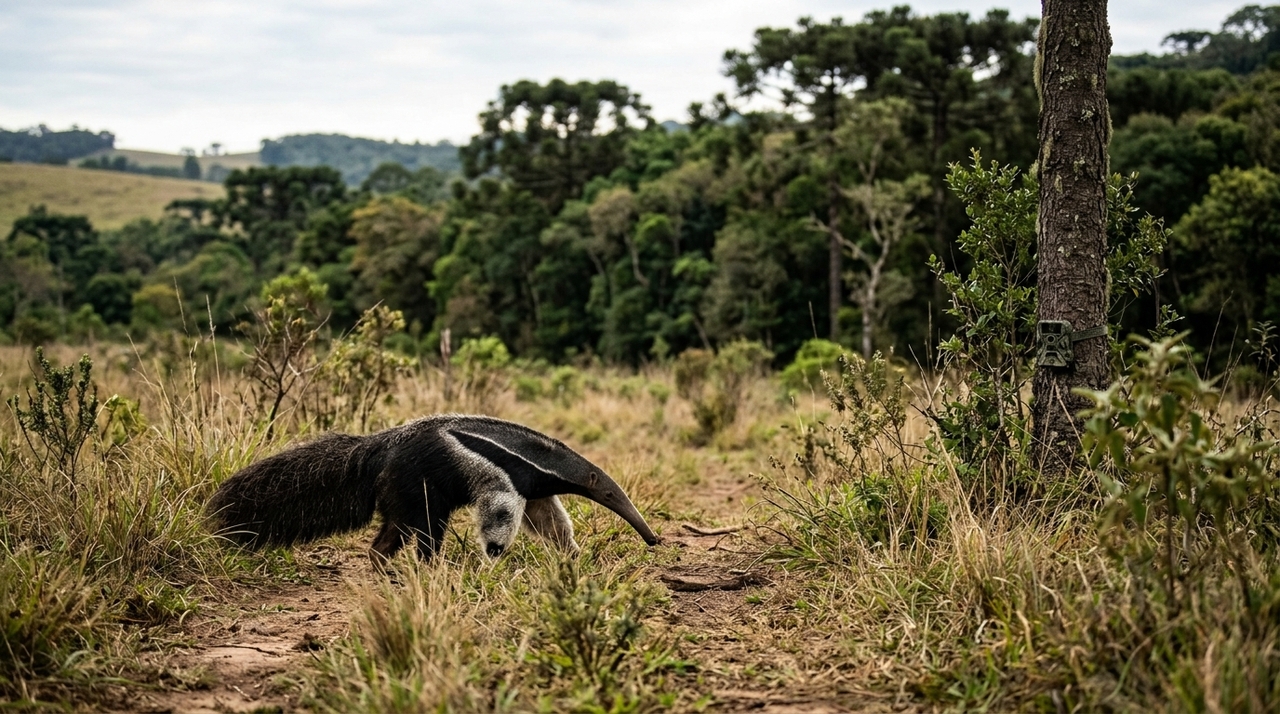 Durante décadas, o tamanduá-bandeira sofreu com a destruição do habitat natural causada pelo desmatamento, queimadas e expansão agrícola