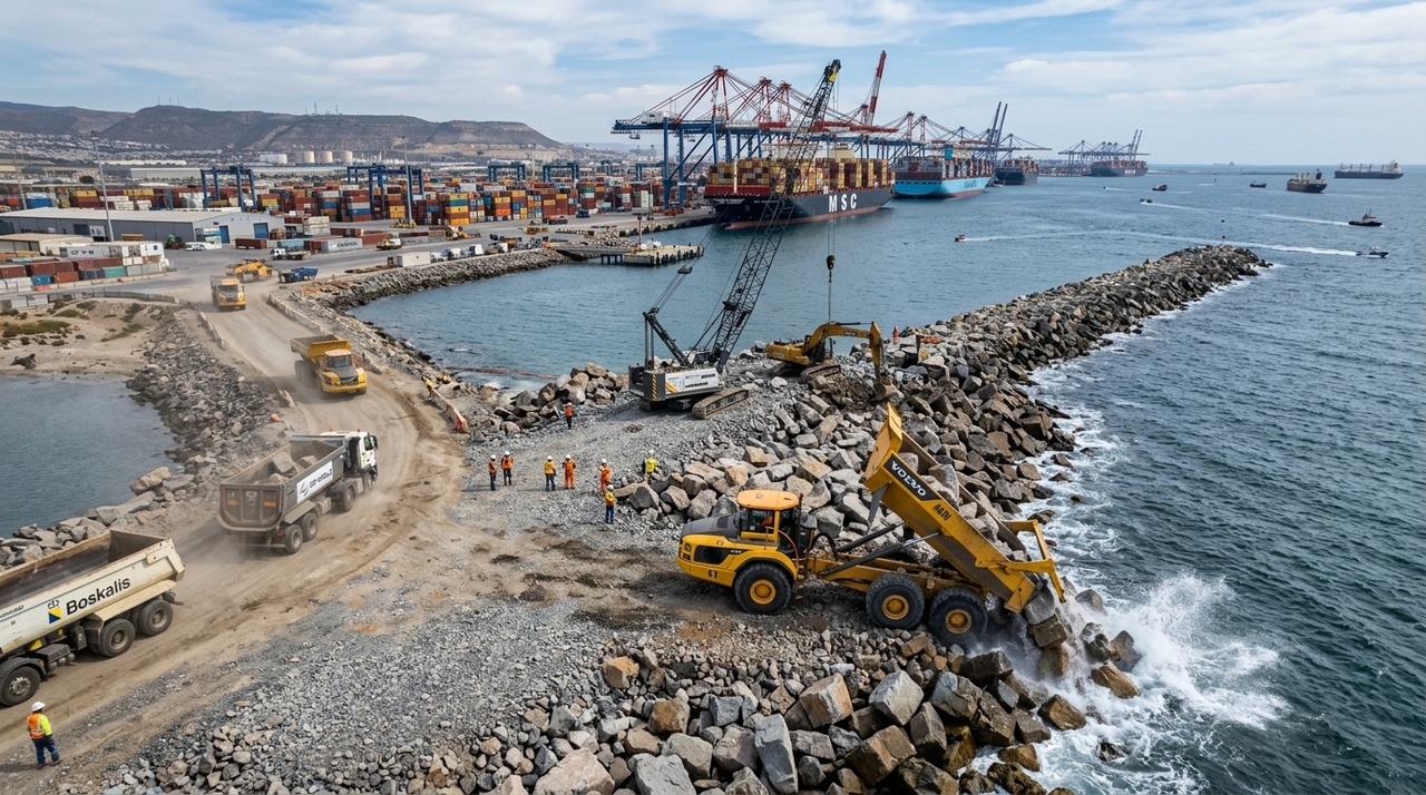 A Espanha sempre teve vantagem geográfica no estreito, principalmente com o Porto de Algeciras.