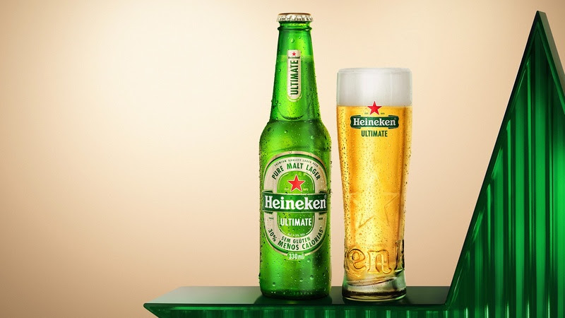 Heineken Ultimate tem 30% menos calorias e sem glúten
