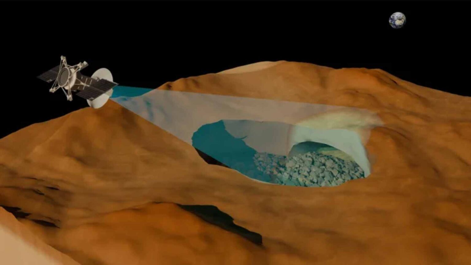 Ao analisar dados de radar de arquivo da espaçonave Magalhães, pesquisadores identificaram um enorme túnel vulcânico sob a superfície de Vênus, potencialmente o primeiro tubo de lava detectado no planeta.
