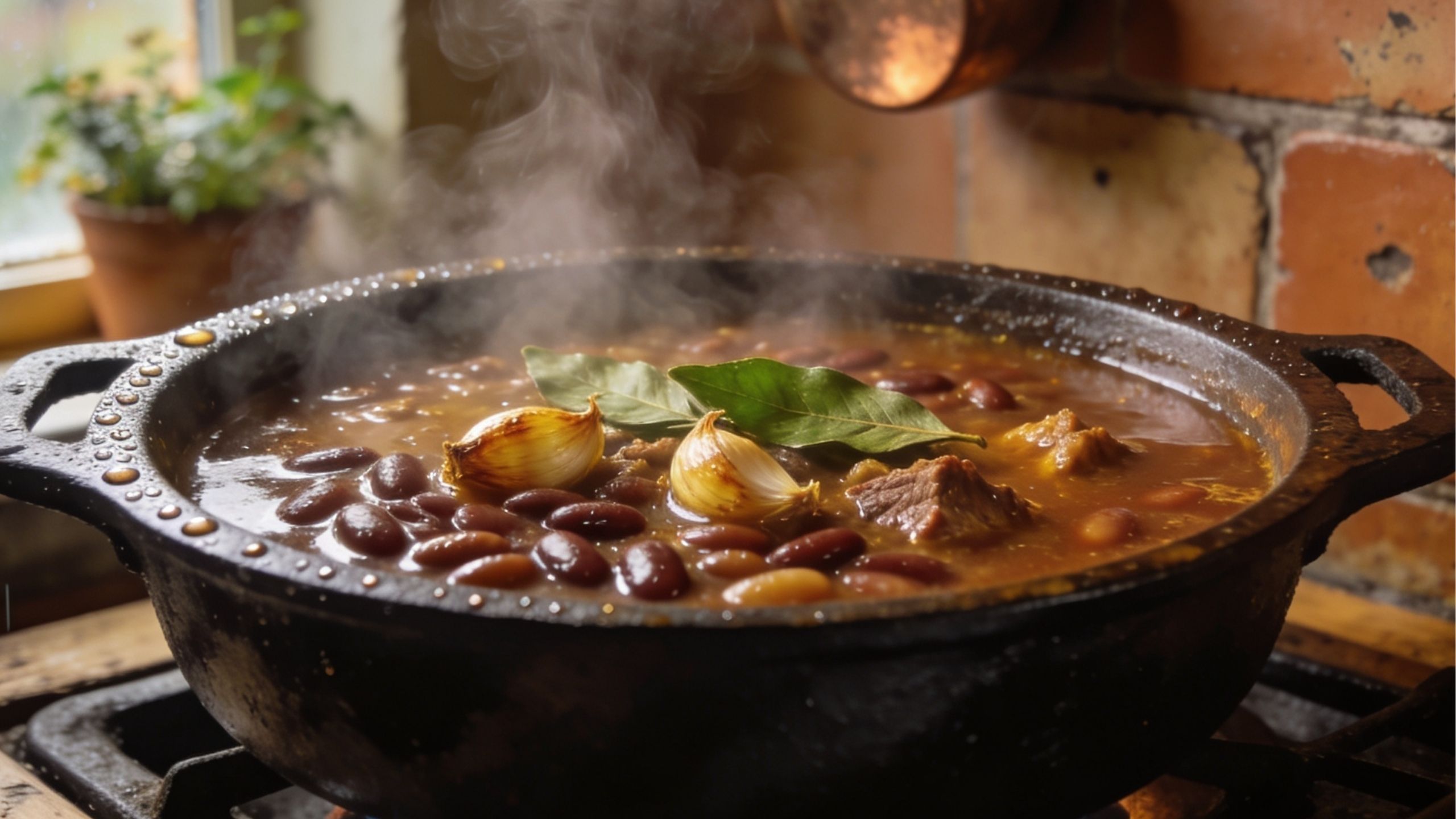 Chef de cozinha revela o segredo para um feijão mais saboroso: “A diferença está no refogado lento com alho e folha de louro”