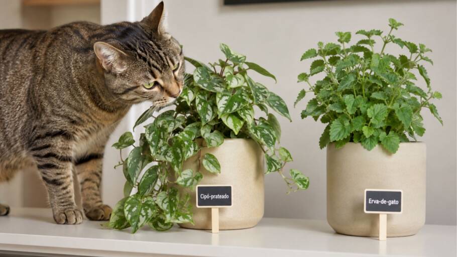 O cipó-prateado despertou mais interesse em muitos felinos do que a erva-de-gato