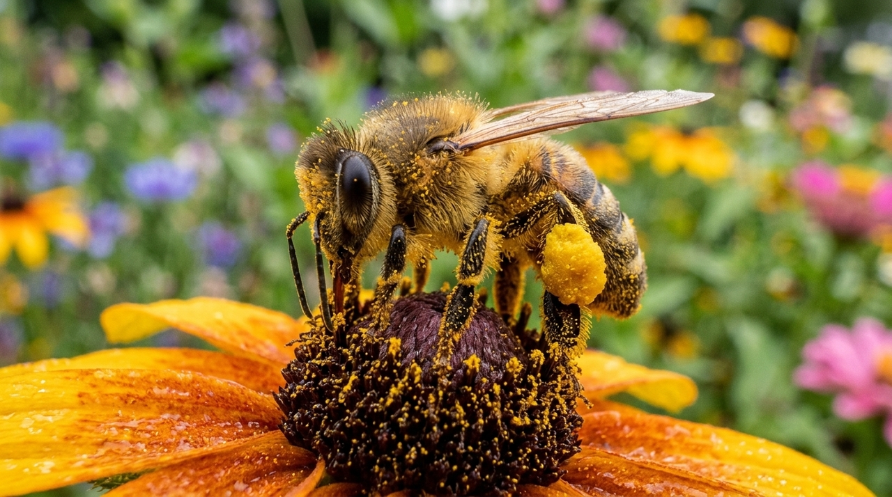 Por que as abelhas não ficam presas nas flores mes