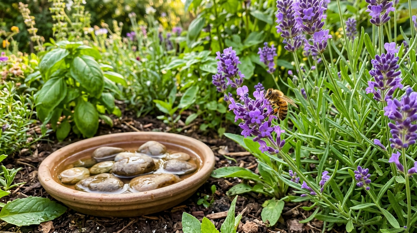 Jardim com abelhas ganha mais polinização e equilíbrio
