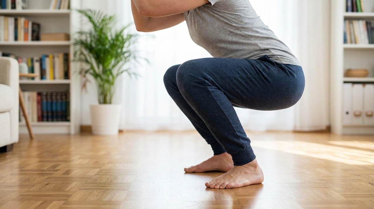 O agachamento profundo é um movimento natural do corpo humano, muito comum durante a infância.