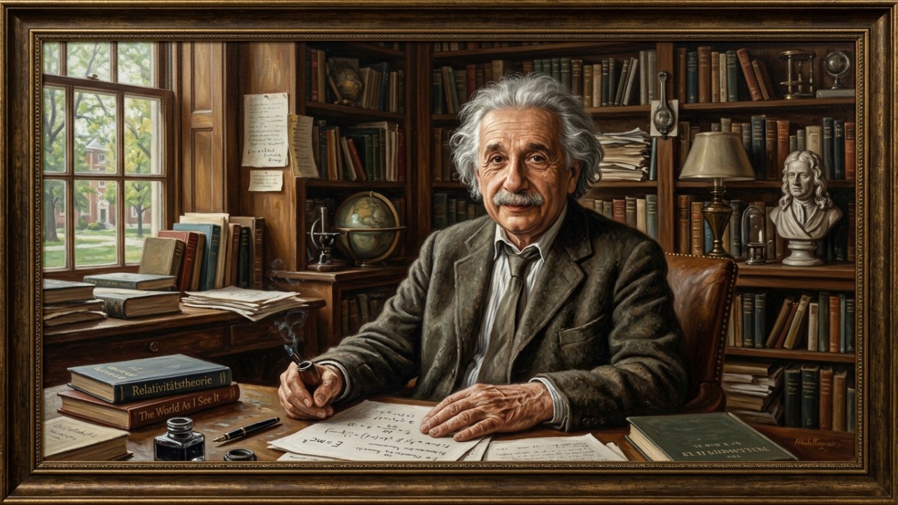 Albert Einstein, cientista: “Não tente se tornar u