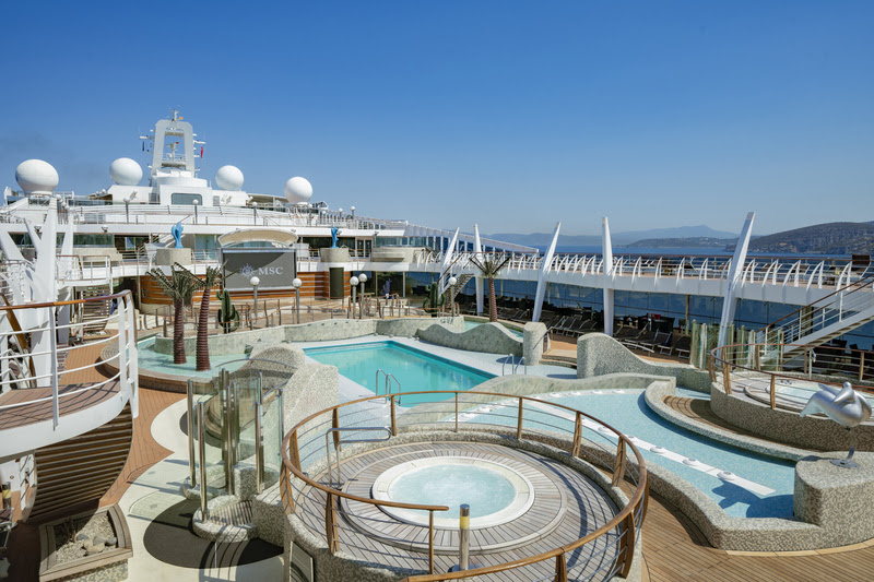 Aqua Park é uma das opções de lazer do MSC Splendida