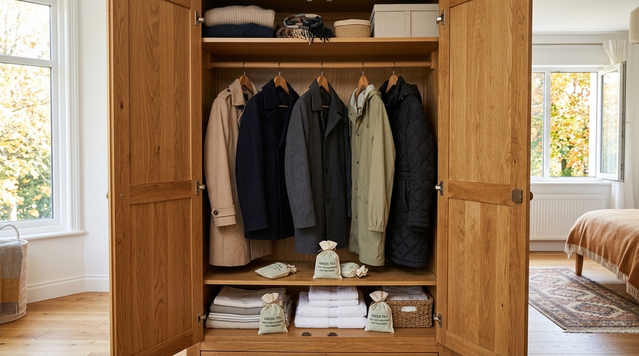 O primeiro passo envolve retirar todas as roupas e realizar uma higienização profunda nas superfícies internas