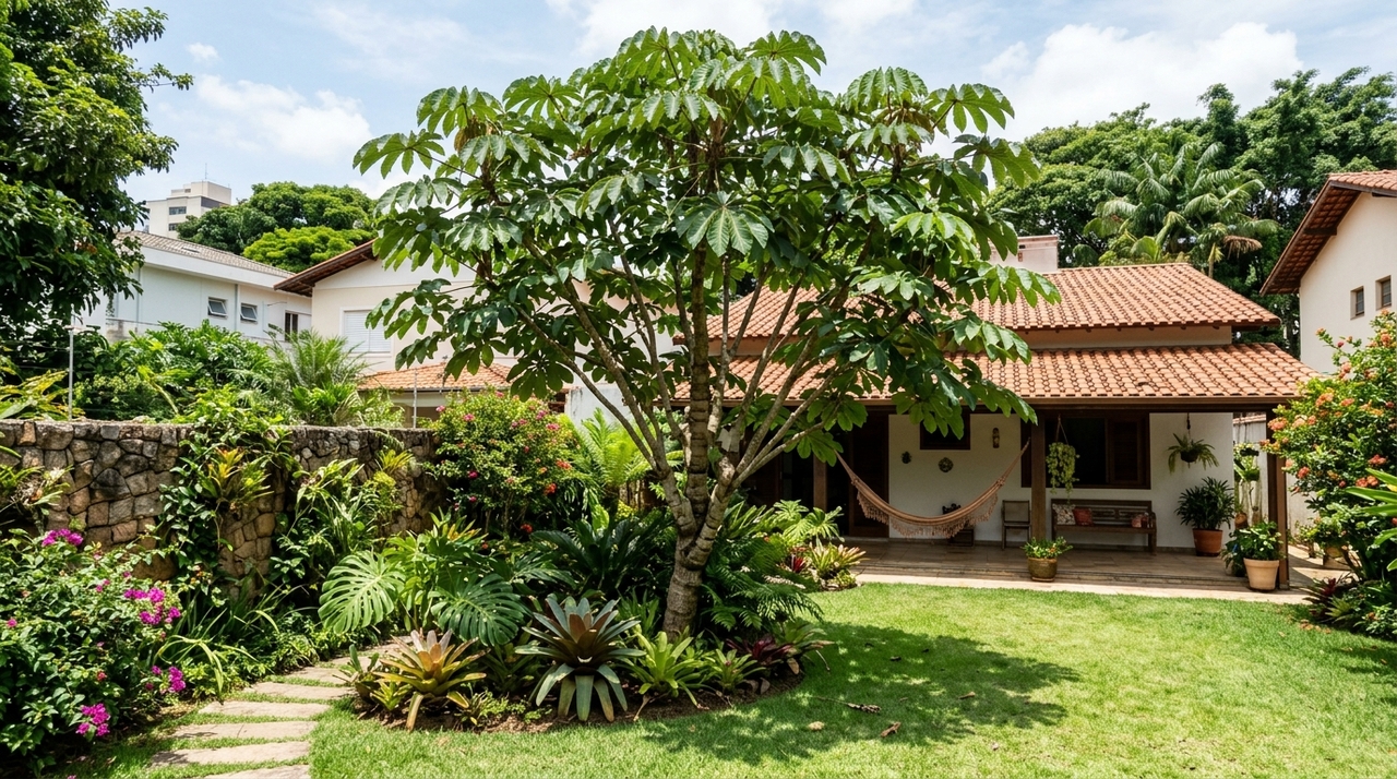 O crescimento acelerado é um dos principais motivos que levam à escolha da pau-formiga em projetos de sombreamento de calçadas, áreas de lazer e condomínios.
