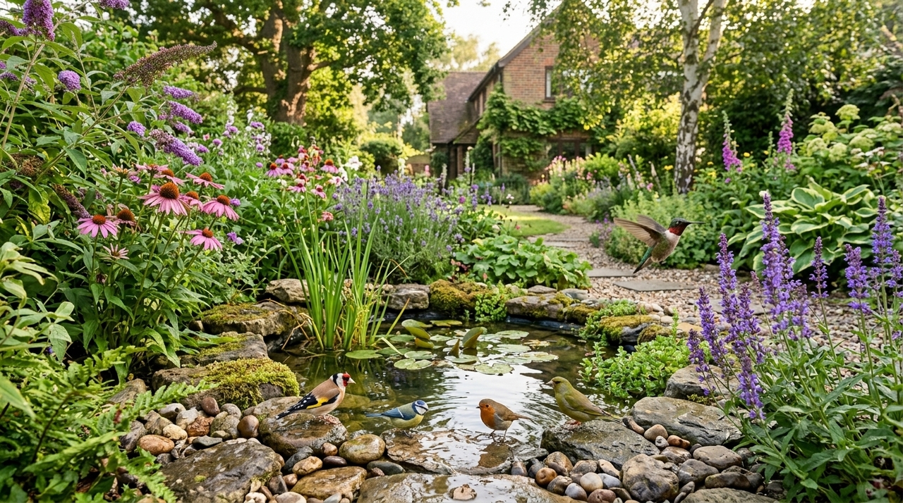 Coloque um vaso com água no seu jardim: Uma ação s