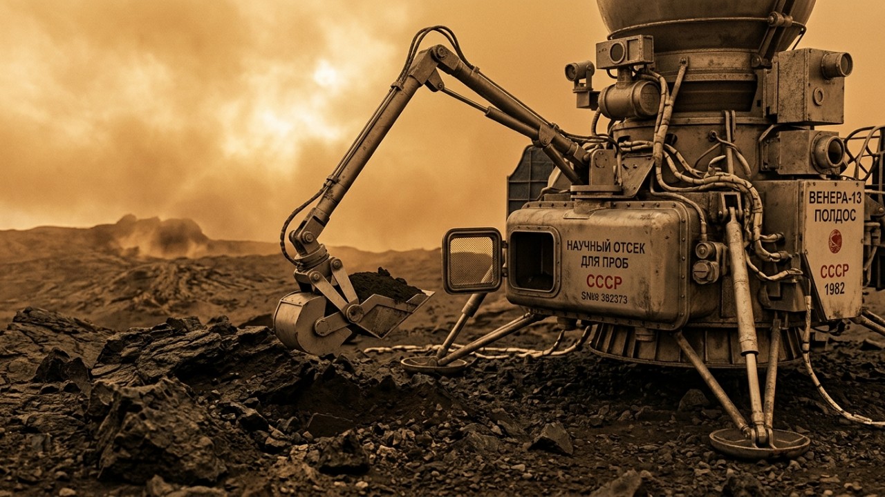 Em 1982 a sonda soviética Venera 13 resistiu por 127 minutos