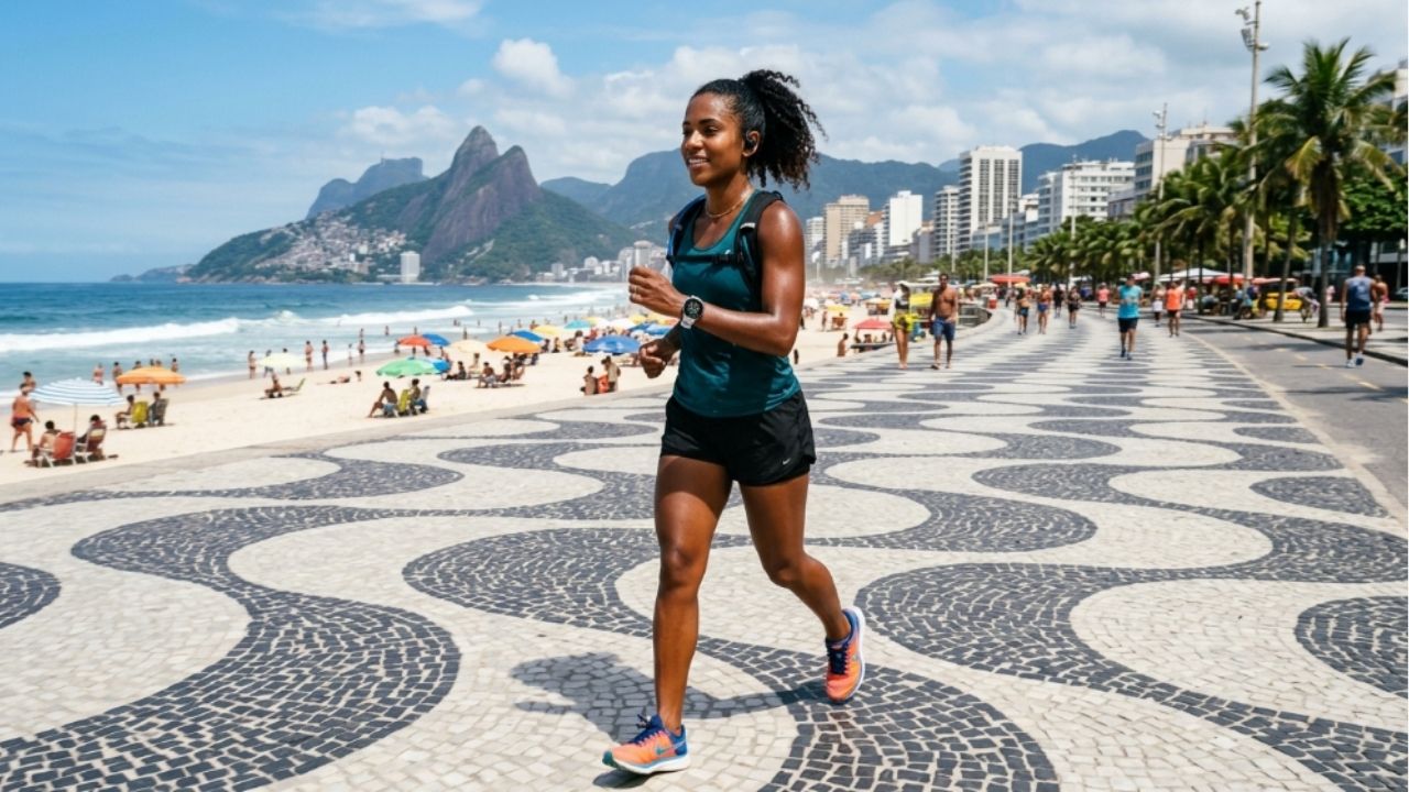 O ritmo de 5 km/h transforma a caminhada em exercício aeróbico.