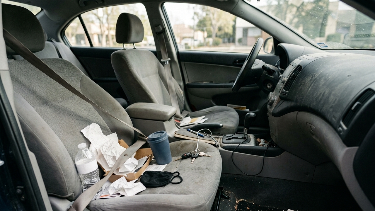 O carro sujo pode refletir emoções que passam despercebidas
