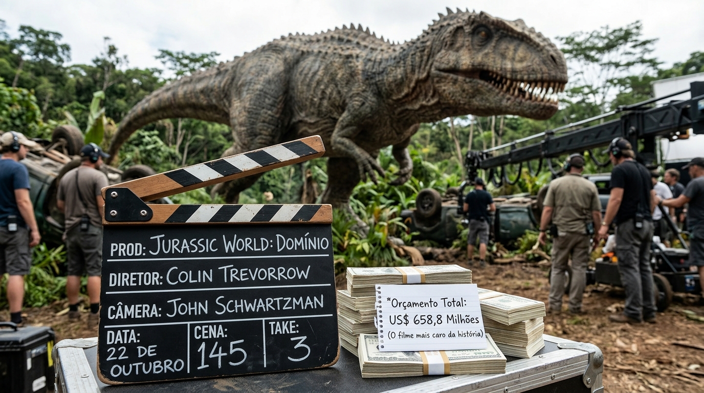 Filme de dinossauros supera Star Wars em orçamento recorde