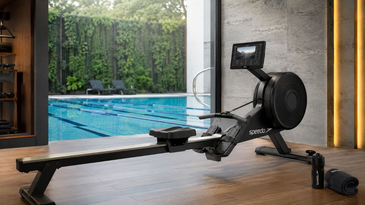 A natação e o remo indoor se complementam, garantindo força, mobilidade e treino corporal completo.