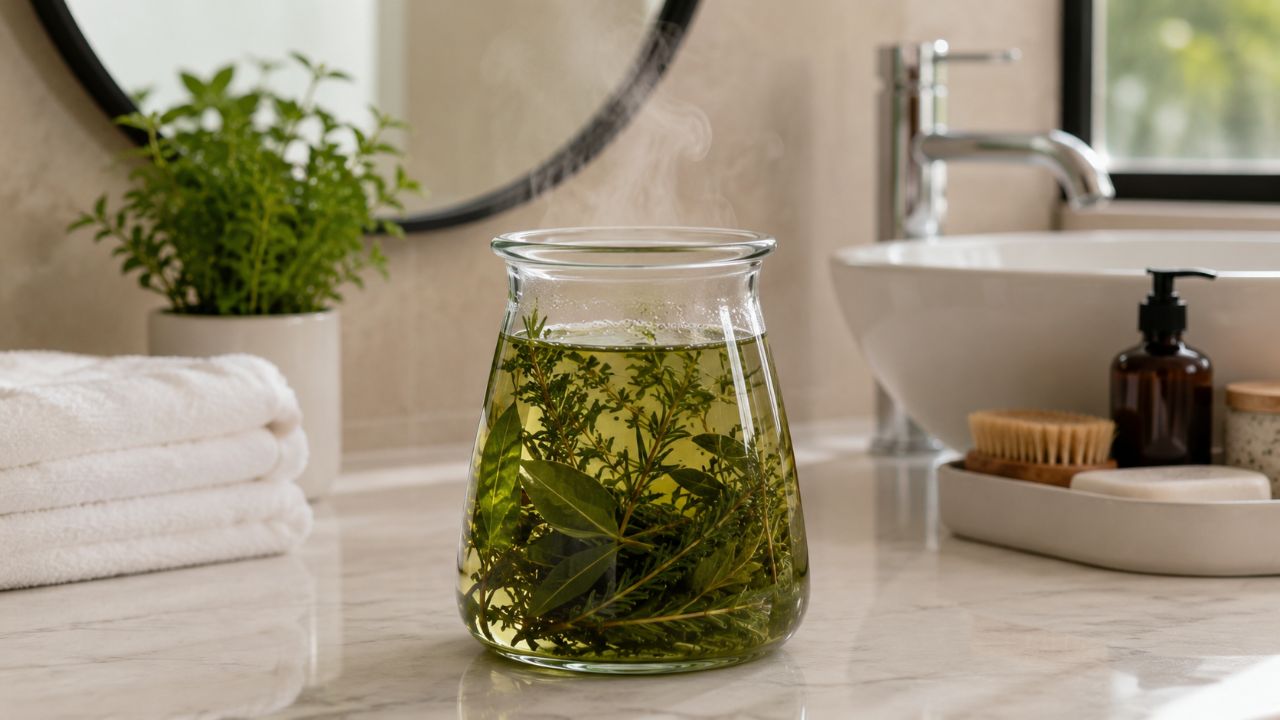 O banho de ervas é um ritual noturno simples e relaxante feito com infusão de plantas e pensamentos positivos.