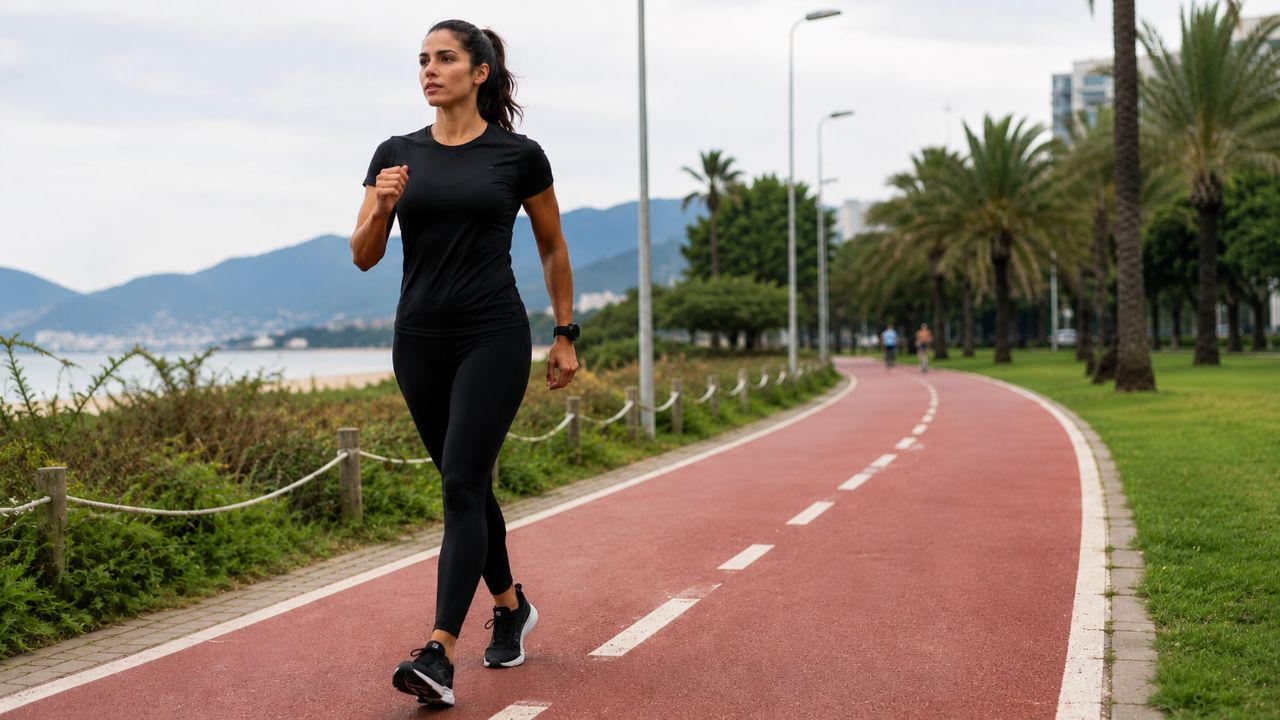 Treino de caminhada rápida intervalada em locais públicos é simples, eficiente e acessível.