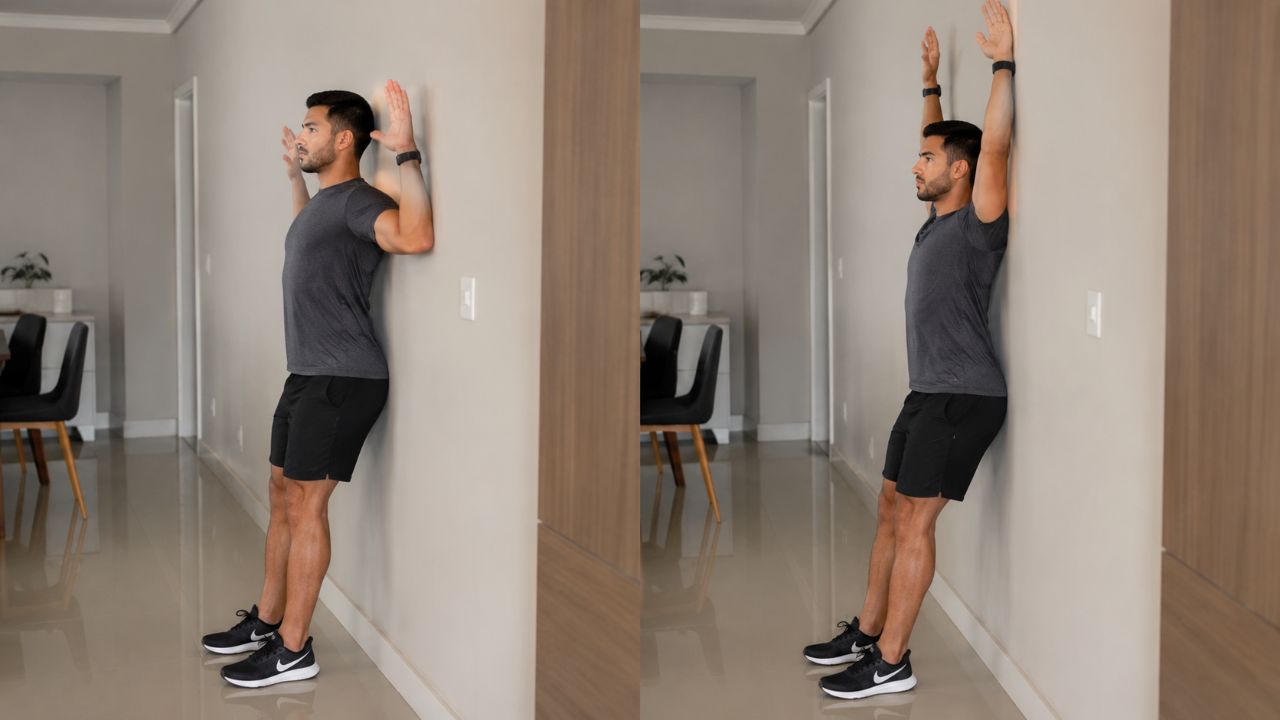 Exercícios de mobilidade mantêm a articulação saudável e evitam compensações musculares nos ombros.