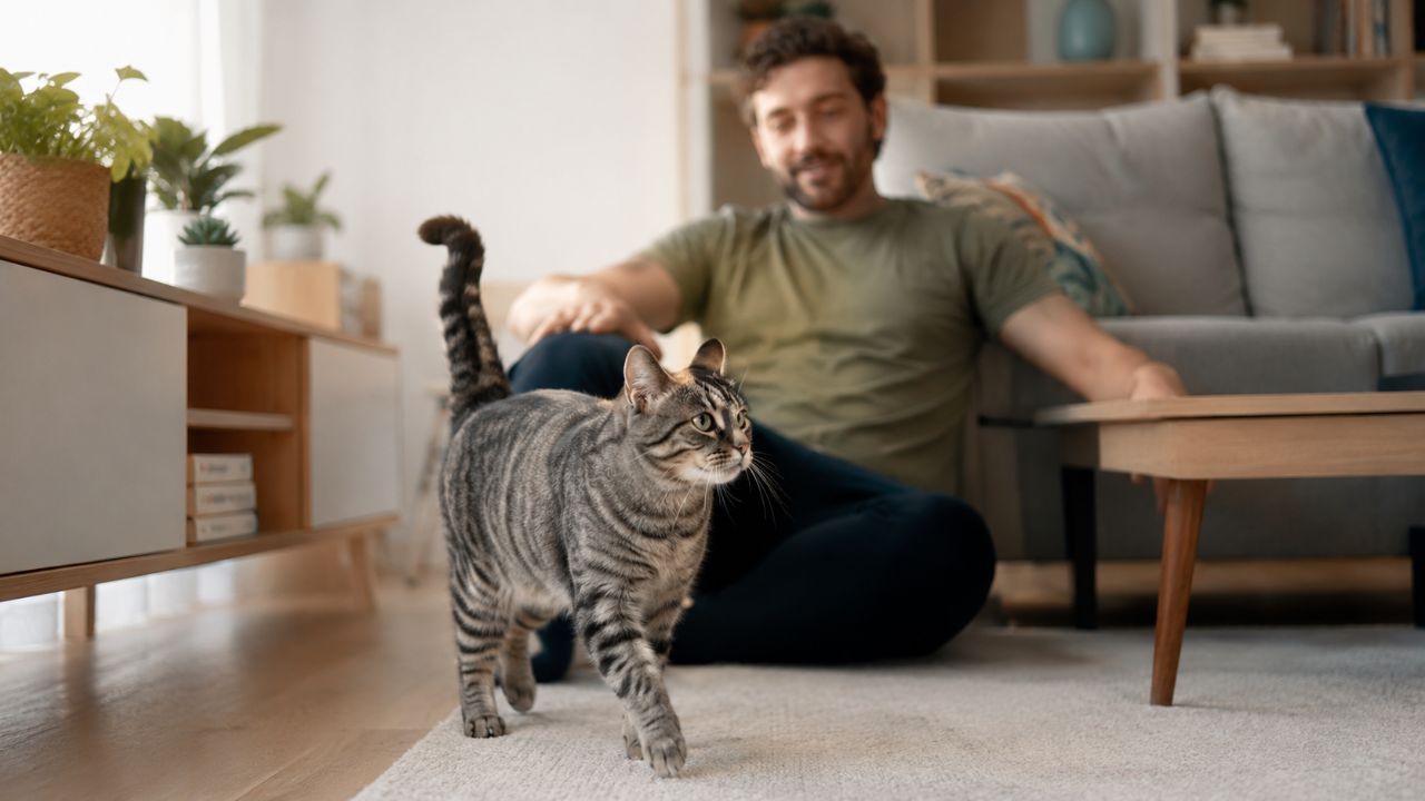 O apego seguro reduz o estresse do gato e o ajuda a lidar melhor com mudanças e desafios.