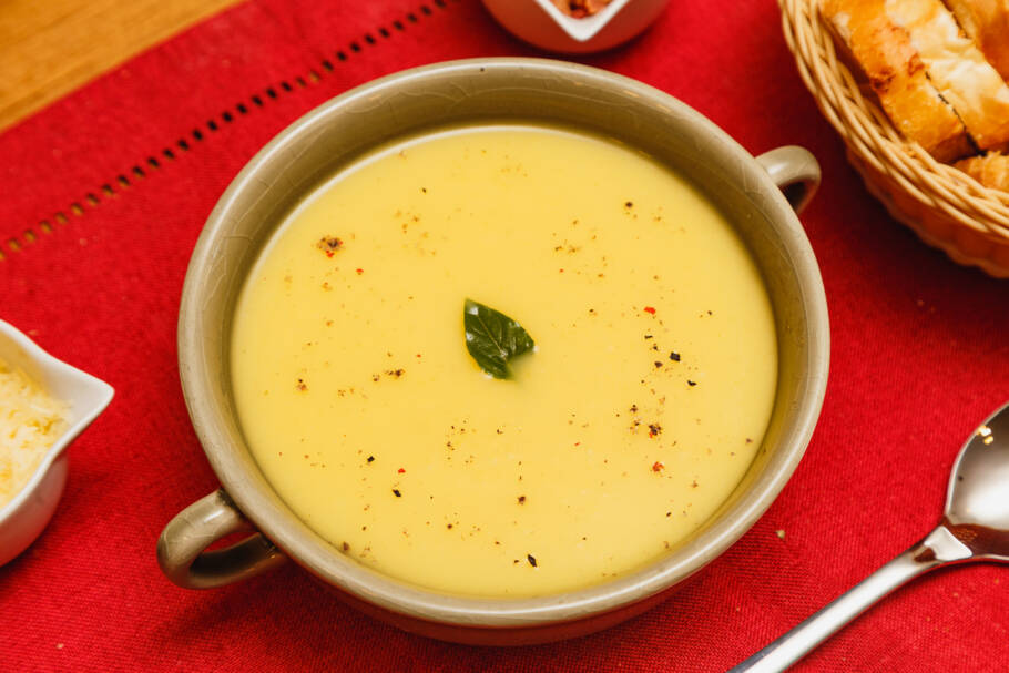 Creme de mandioquinha cheio de sabor