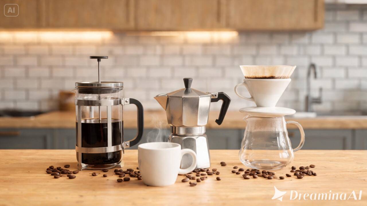 Cafeteira francesa, moka italiana ou filtro? Entenda as diferenças que influenciam aroma, intensidade e praticidade no dia a dia.