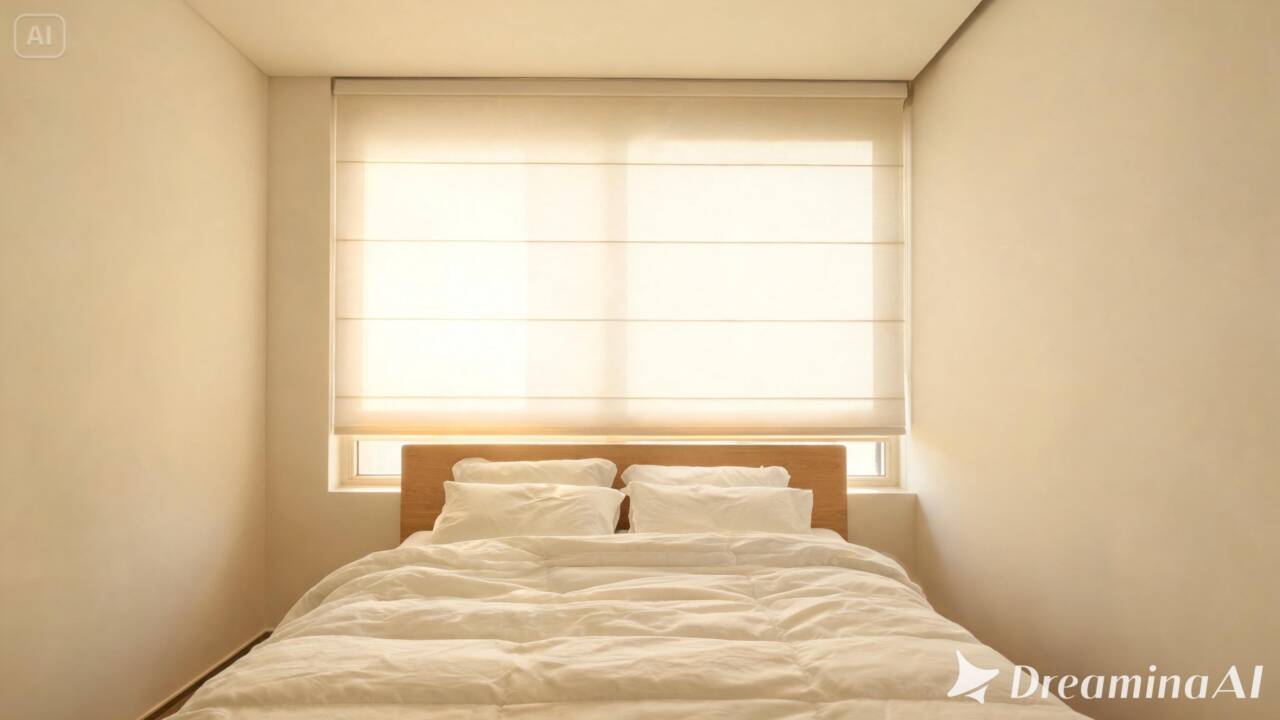 Mais leves e funcionais, as persianas rolô podem transformar o visual do quarto e reduzir a necessidade de manutenção frequente.