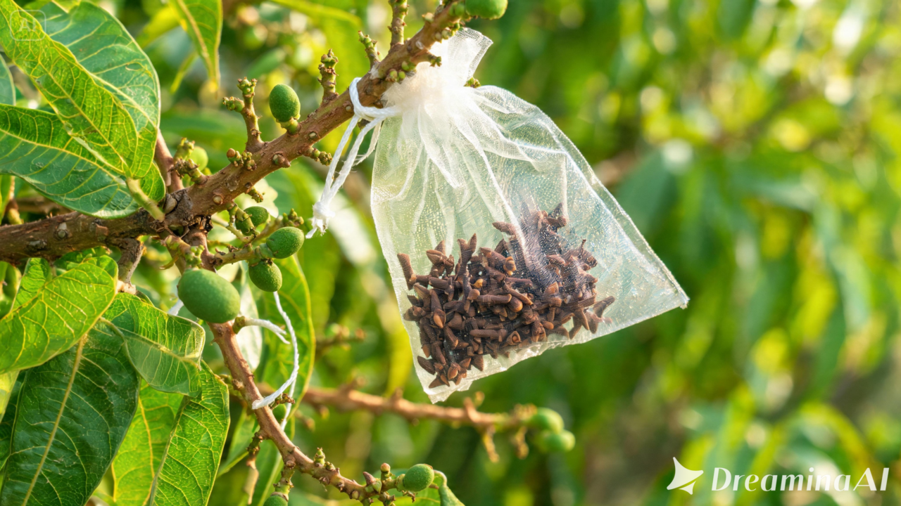 Quem cultiva manga em casa está apostando em uma solução aromática para reduzir a presença de insetos e preservar a safra.