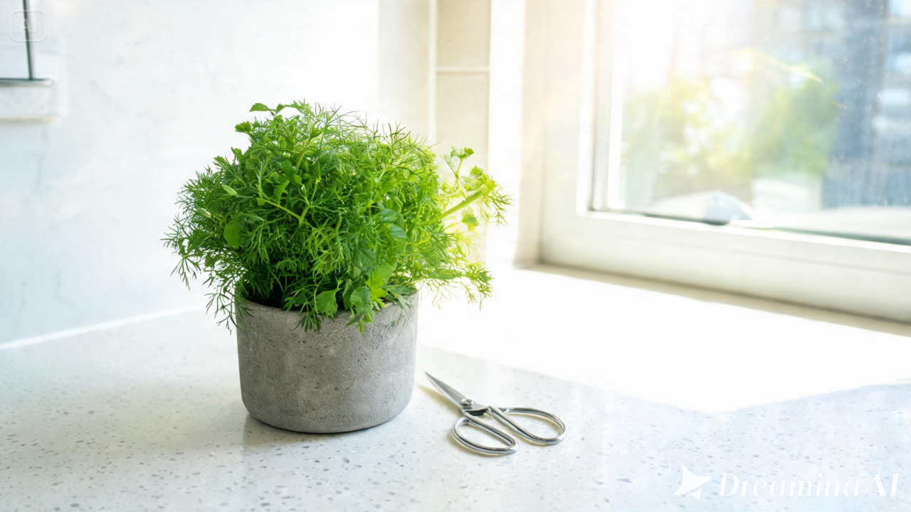 Ideal para vasos pequenos, esta erva de aroma adocicado pode deixar receitas mais saborosas e manter a cozinha sempre perfumada.