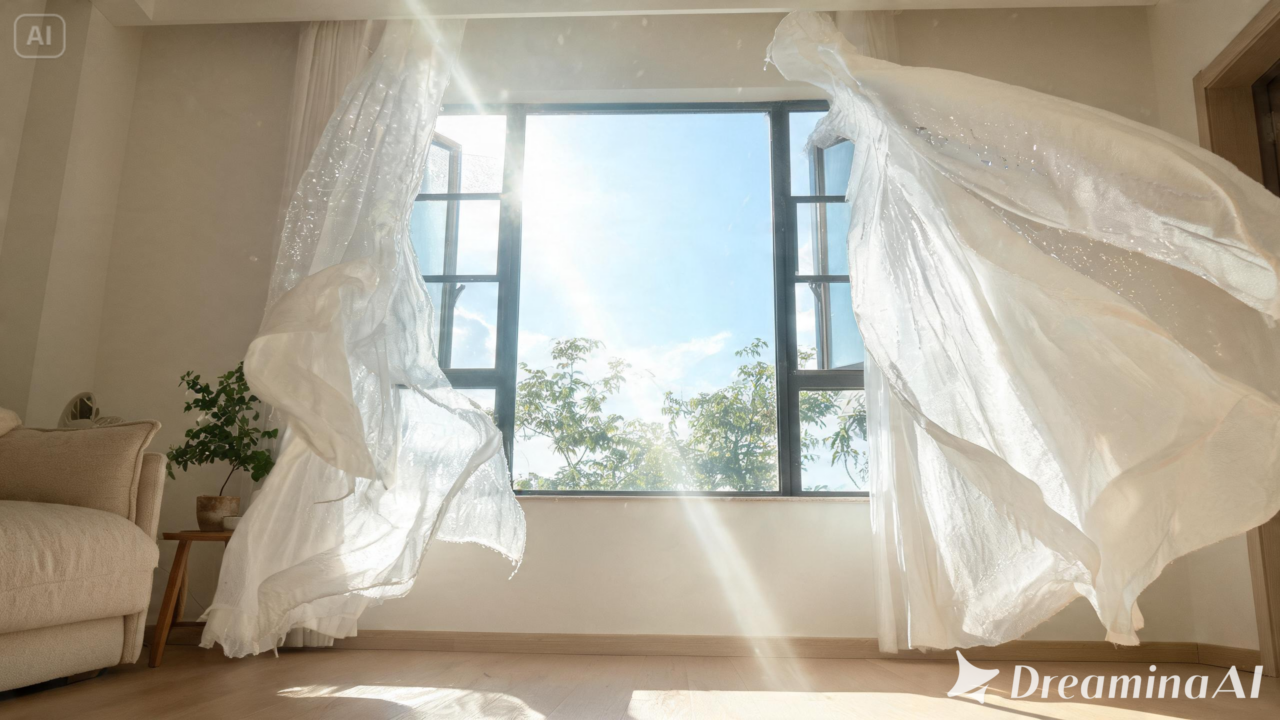 Cada vez mais famílias usam cortinas brancas para combater o calor e reduzir o uso do ar-condicionado. Entenda por que funciona.