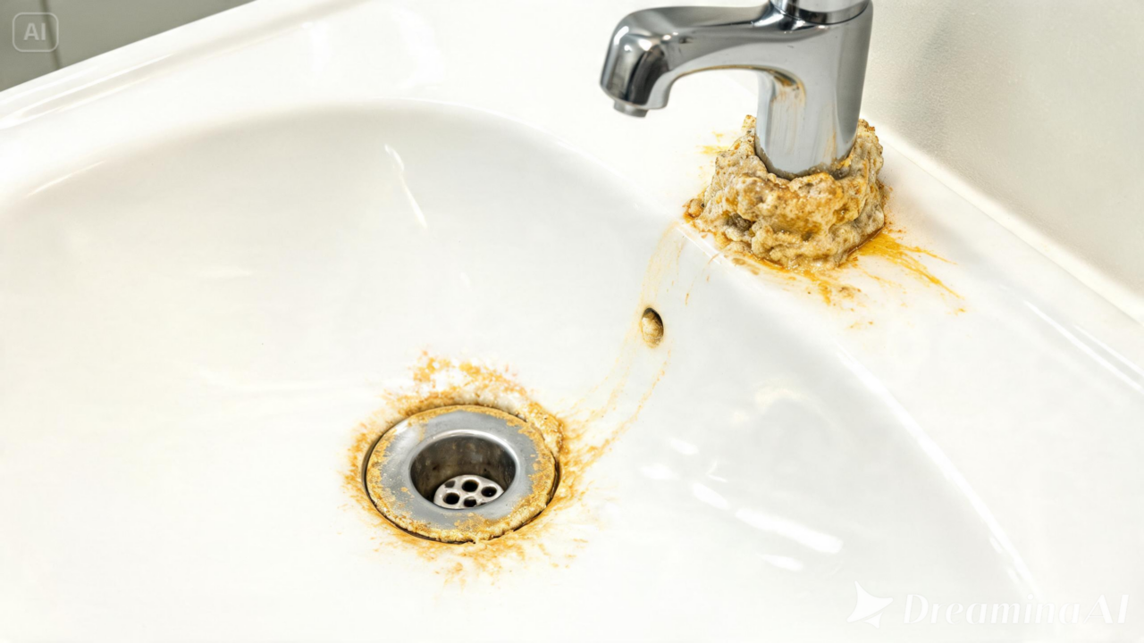Quem sofre com lavatório encardido está apostando nesta limpeza eficiente. O resultado deixa o banheiro com aparência renovada.