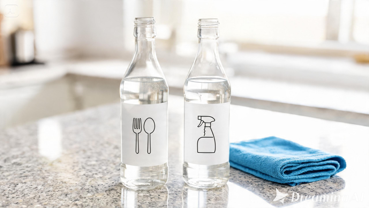 Nem todo vinagre é indicado para alimentos ou limpeza pesada. Conheça as características que diferenciam os dois produtos.