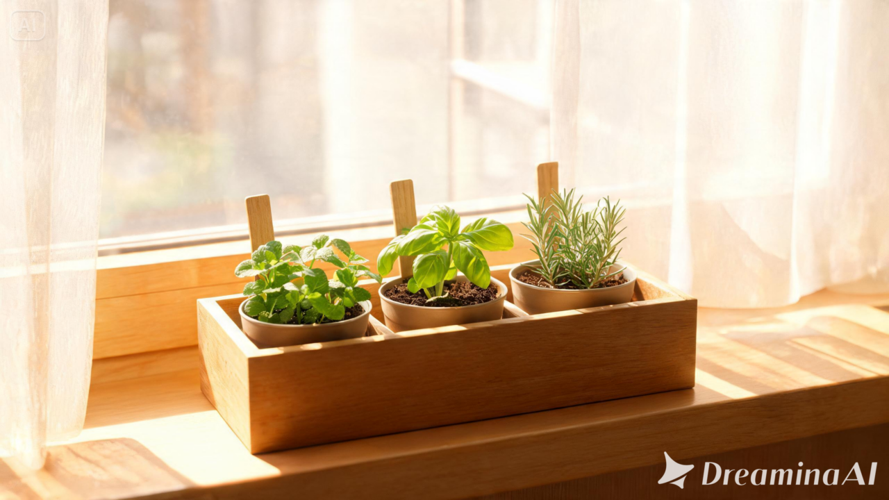 Aprenda quais ervas aromáticas plantar primeiro e como cuidar da sua horta doméstica com rega, poda e organização correta
