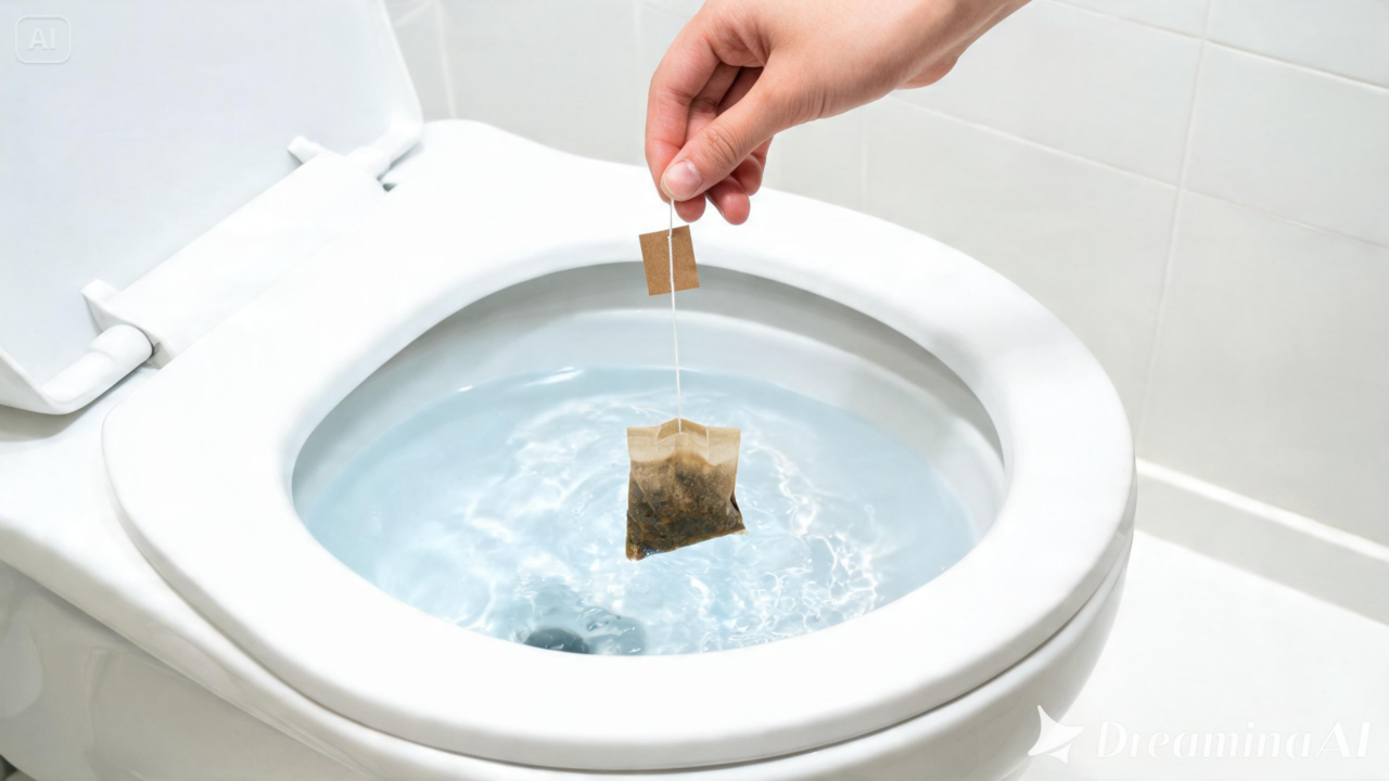 Descubra como o saquinho de chá no vaso sanitário ajuda a reduzir manchas, odores e facilita a limpeza do banheiro de forma simples e natural.